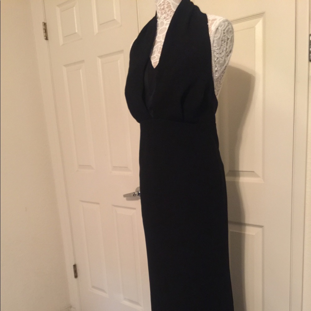 Black maxi dress